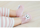 Sosete antiderapante pentru copii, Model 5 - Pink, diverse marimi, bumbac + elastan