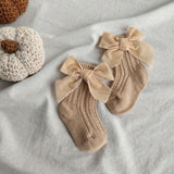 Sosete elegante pentru fetite, Carmen - Beige, diverse marimi, bumbac + elastan