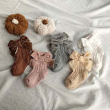 Sosete elegante pentru fetite, Carmen - Beige, diverse marimi, bumbac + elastan