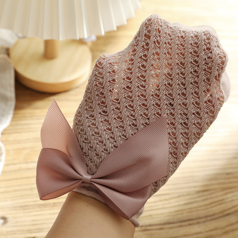 Sosete lungi pentru fetite, Bella - Rose Pink, diverse marimi, bumbac + elastan