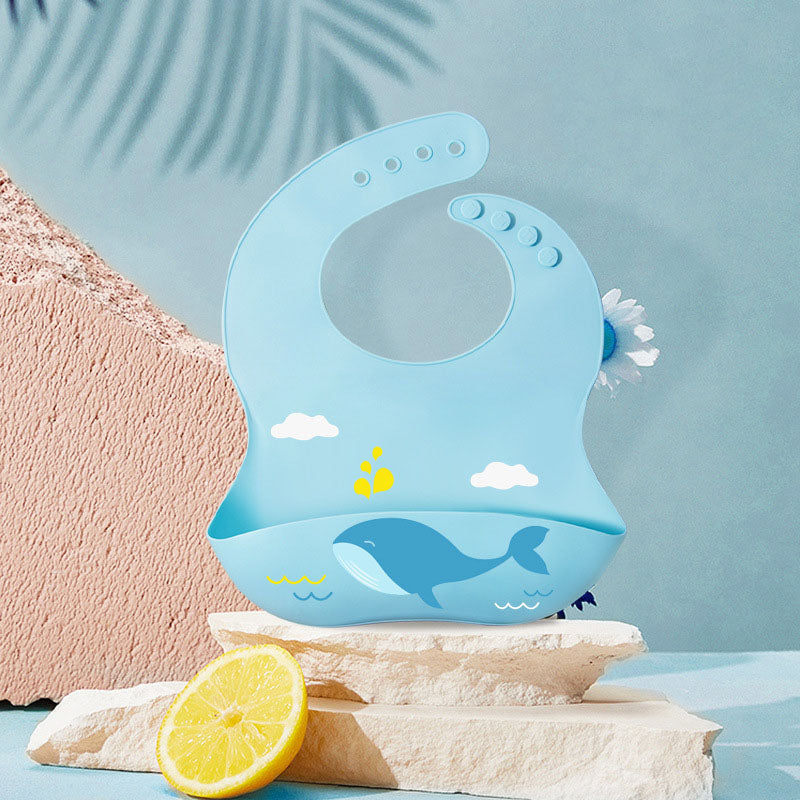 Baveta din silicon Zoo, diverse culori, 6 luni+