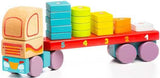 Jucarie din lemn, Cubika, “Camion cu forme geometrice”