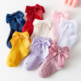 Sosete elegante pentru fetite, Maya - Pink, diverse marimi, bumbac + elastan