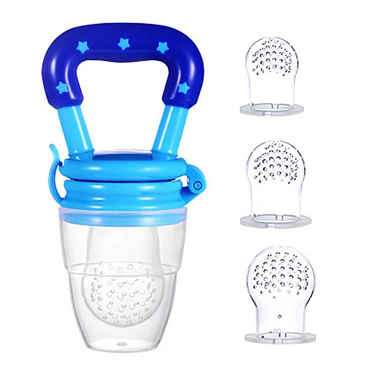 Set de hrănire pentru bebeluși 5 in 1 Papa Bebe, 6 luni+, diverse culori, silicon, 21x5 cm