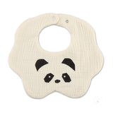 Baveta din bumbac organic pentru bebelusi – Panda Bear, 0 luni+