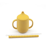 Cana de antrenament cu pai detașabil – Mustard, 6 luni +, silicon