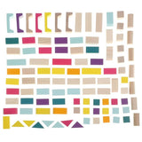Jucarie din lemn Cubika - Kit 100 de piese de constructie