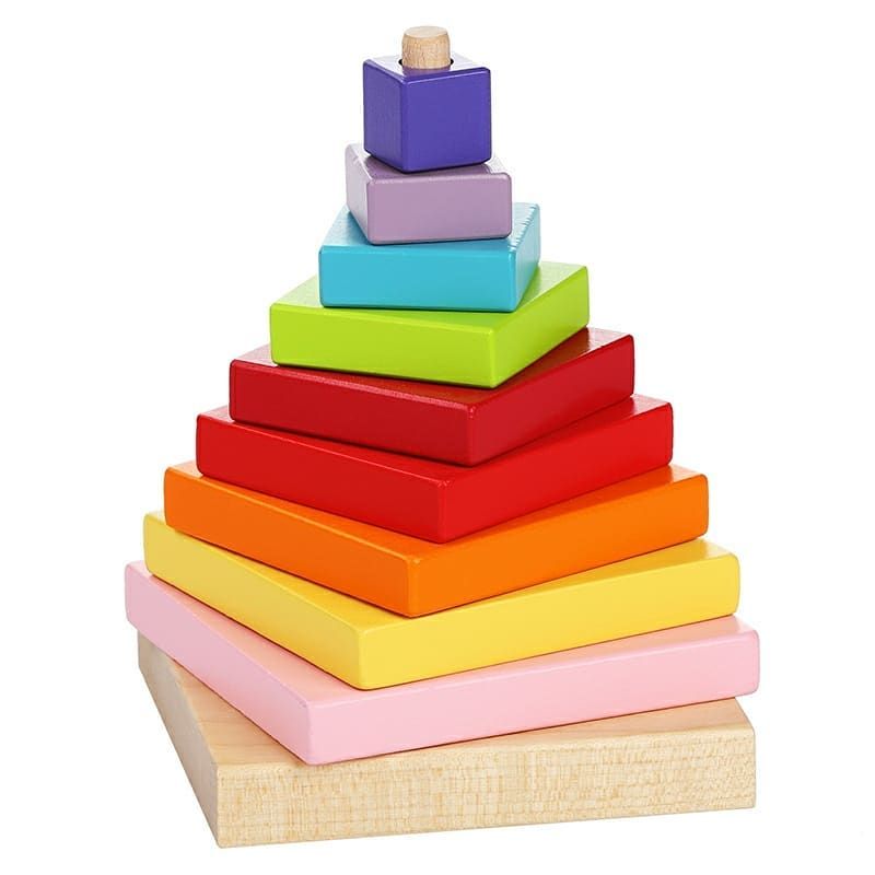 Jucarie din lemn, Cubika, “Piramida Culorilor”