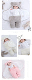 Sac de dormit pentru bebelusi, Teddy Bear – Ivory, 0-3 luni, material plusat
