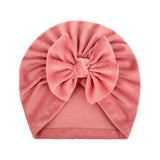 Turban pentru fetite Velvet - Pink, 2-4 ani, poliester