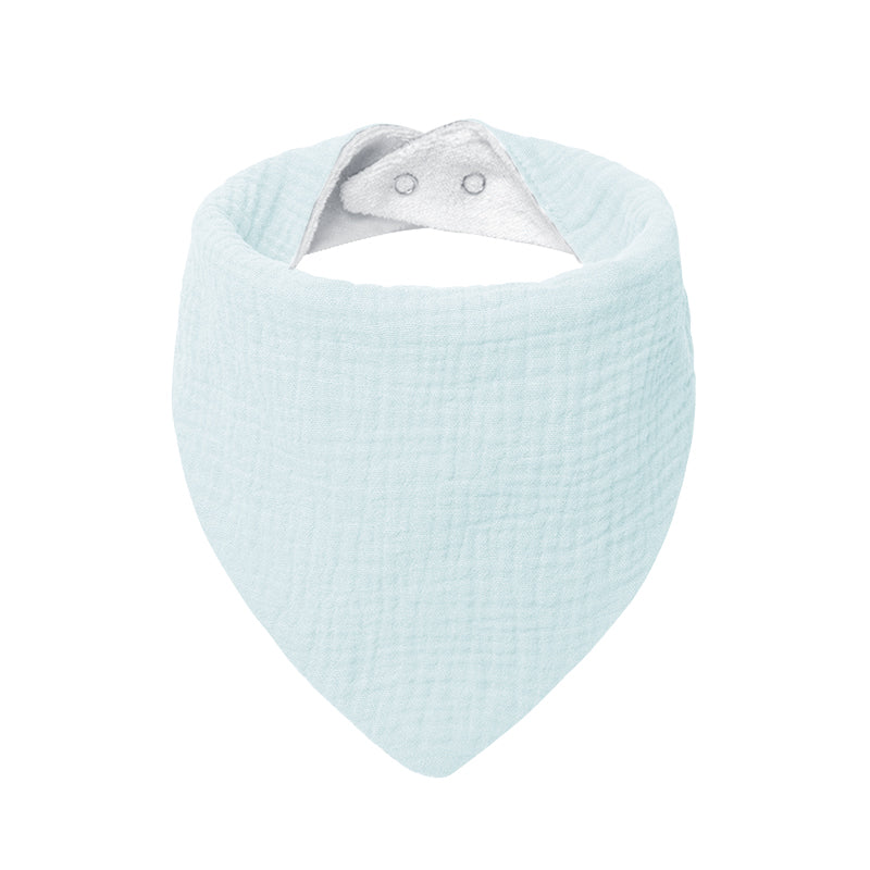 Baveta tip bandana pentru bebelusi, diverse culori, 0 luni+, muselina + bumbac terry